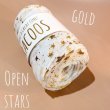 Photo2: 【Tulle yarn】Open stars(gold foil) (2)