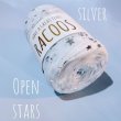 Photo2: 【Tulle yarn】Open stars(silver foil) (2)