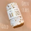 Photo3: 【Tulle yarn】Open stars(gold foil) (3)