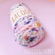 Photo2: 【Tulle yarn】unicorn stars (Pastel rainbow foil) (2)